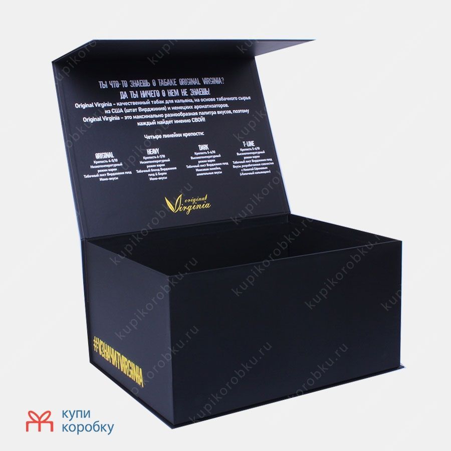 Коробка шкатулка с откидной крышкой на магнитах арт.0204673