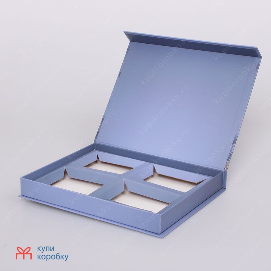 Коробка с откидной крышкой на магните с ложементом для косметики арт.0205955