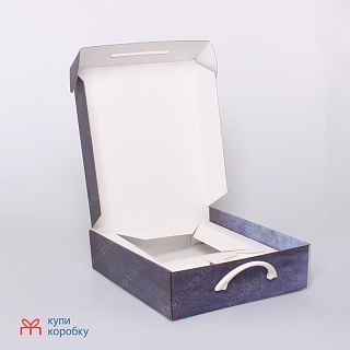 Коробка самосборная из МГК с ручкой 315х355х90 мм арт.0204092