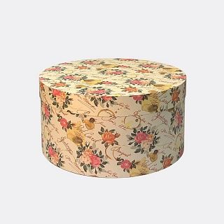 Коробка круглая шляпная &quot;прованс с цветами&quot; Ø390х200 мм (арт. 129.86)